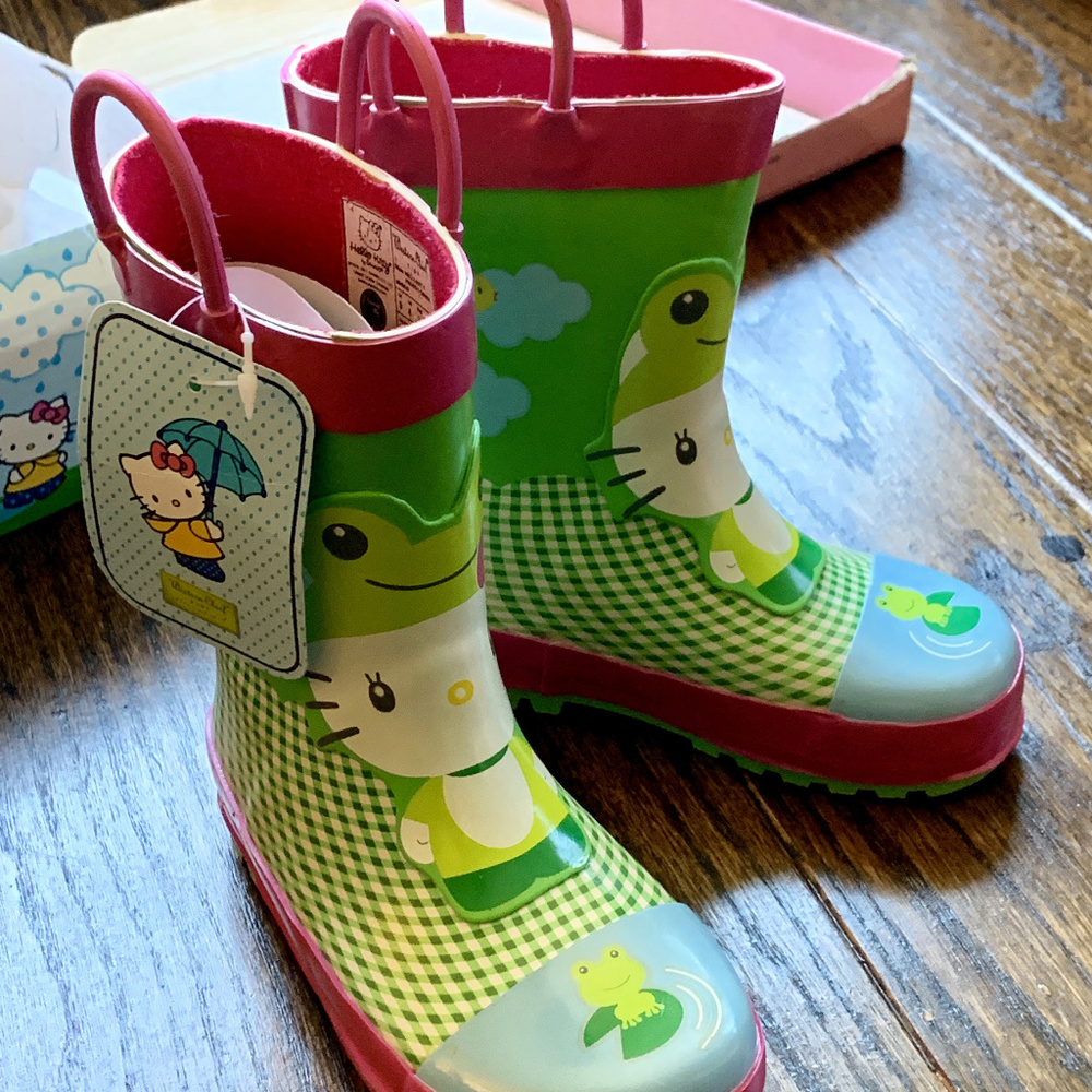 Western Chief Kids: Hello Kitty Froggy Rain Boots